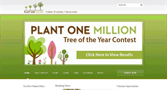 Desktop Screenshot of plantonemillion.org